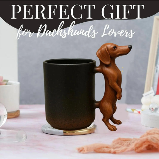 Handmade Dachshund Mug Creative 3D