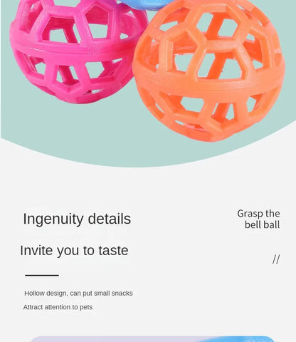 2‑Pack Hollow Ball Puppy Toys