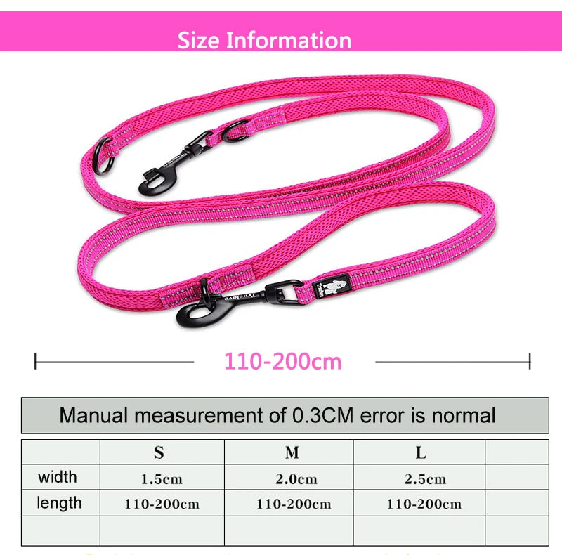 7-in1 multi-purpose dog leash.