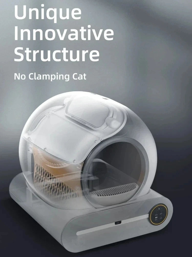 Tonepie 65L Automatic Smart Cat Litter Box - Self Cleaning & Fully Enclosed