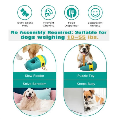 Bite Resistant Dog Treat Dispenser Toy Relieve Boredom Indoo