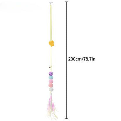 Interactive Cat Toy Hanging Simulation Cat Toy Funny Self-he