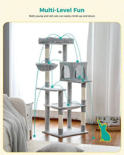 Domestic Delivery Multi-Level Cat Tree Tower Climb Furniture