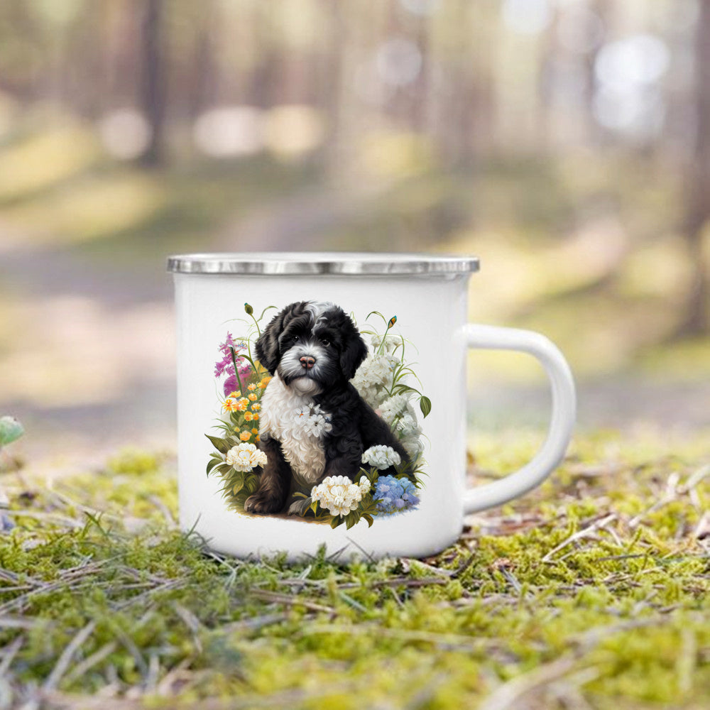 Dachshund Bulldog Border Colliegolden Retriever Printed Enam