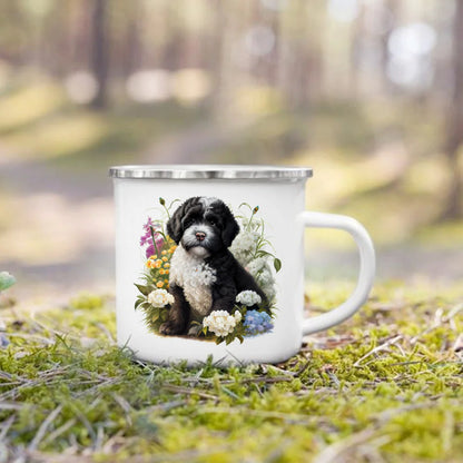 Dachshund Bulldog Border Colliegolden Retriever Printed Enam