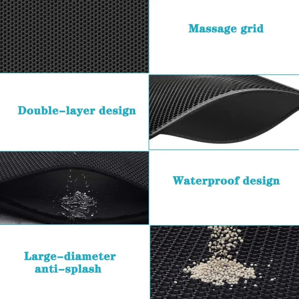 Cat Litter Mat - Double Layered and Waterproof