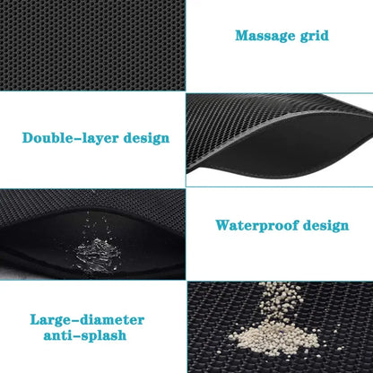 Cat Litter Mat - Double Layered and Waterproof