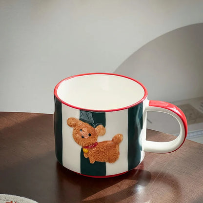 Cartoon Dog Ceramic Mug Animal