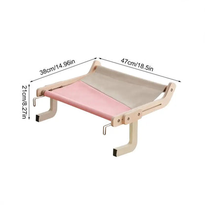 Cat Suspension Hammock Portable Detachable Bed Window Shelf