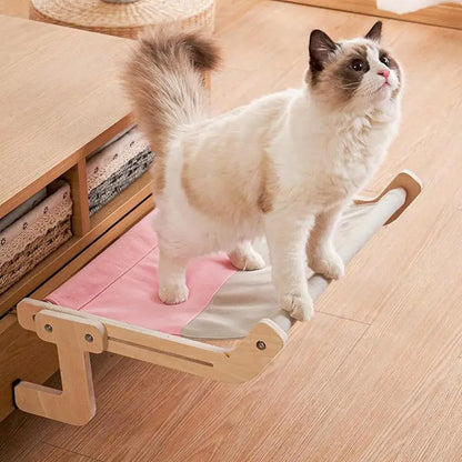 Cat Suspension Hammock Portable Detachable Bed Window Shelf