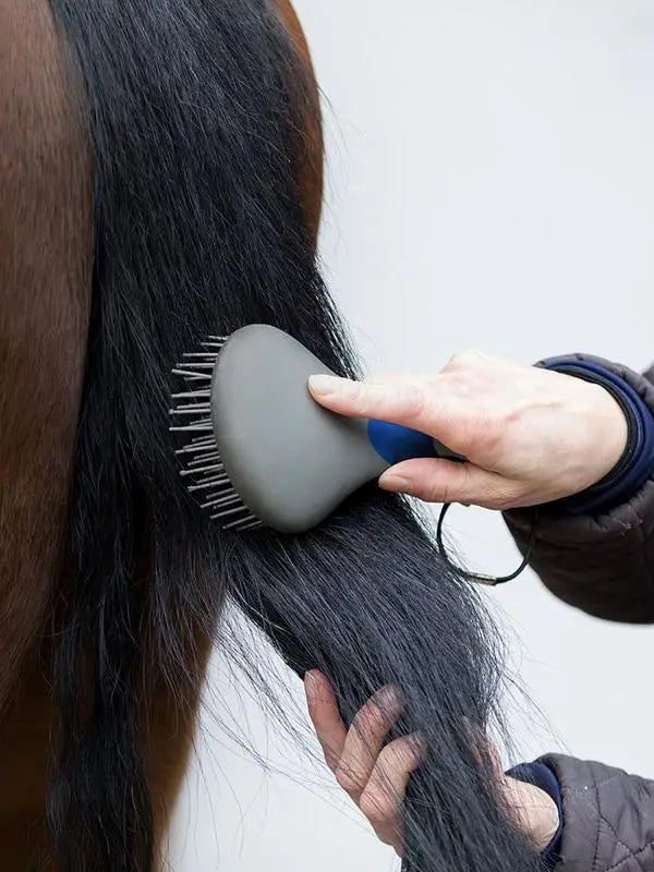 Horse Hair Comb Multipurpose Cleaning Massage Comfortable Ho