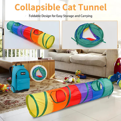 Cat Tunnel Interactive Toy Hide