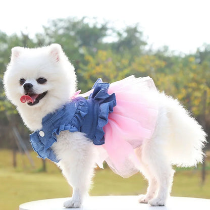 Spring Summer Dog Princess Dress
