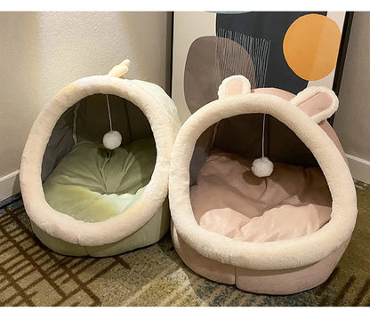 Deep Sleep Cat Bed Cartoon