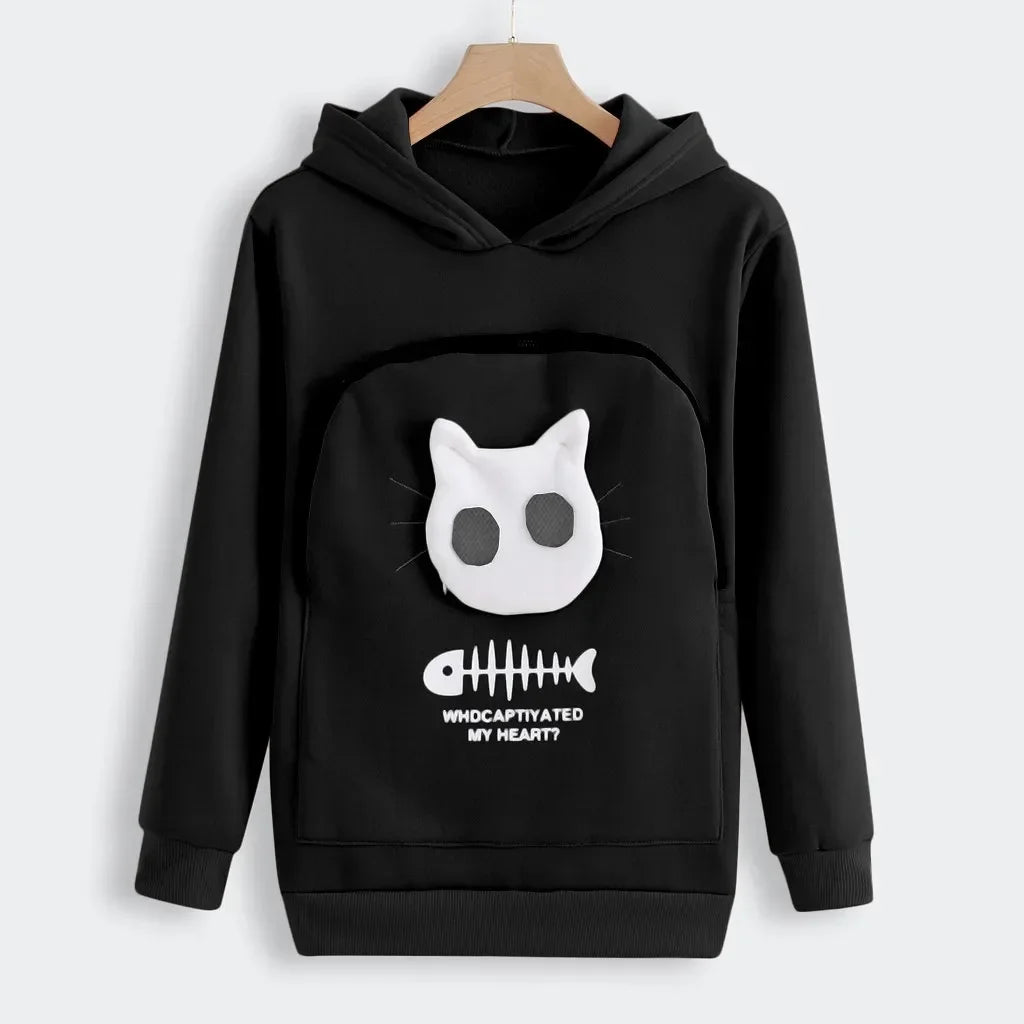 Winter Animal Pouch Hoodie