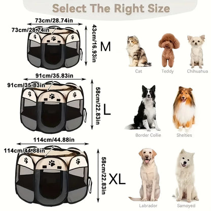 Portable Pet Playpen - Foldable