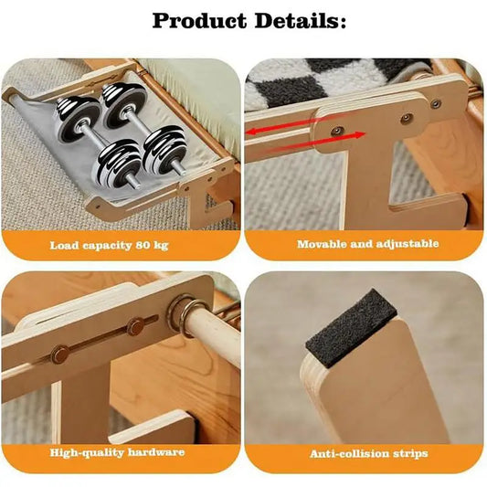 Cat Suspension Hammock Portable Detachable Bed Window Shelf