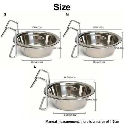 Protable Stainless Steel Hang-On Pet