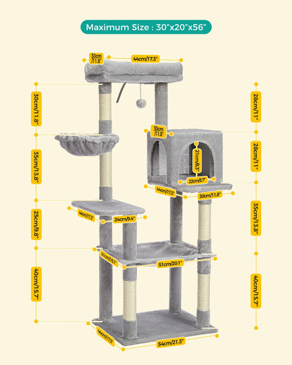 Domestic Delivery Multi-Level Cat Tree Tower Climb Furniture