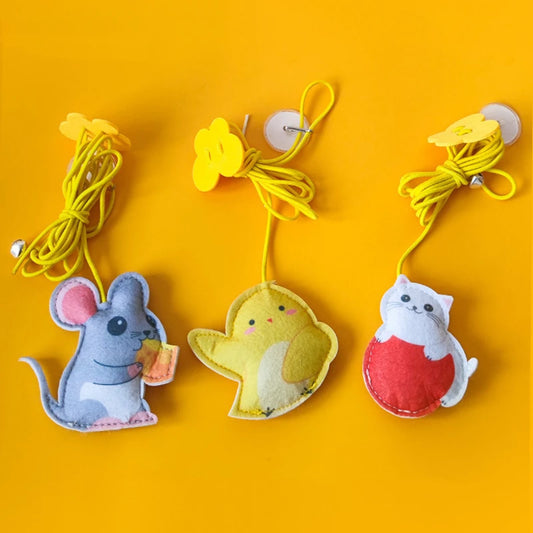 Interactive Cat Toy Hanging Simulation Cat Toy Funny Self-he