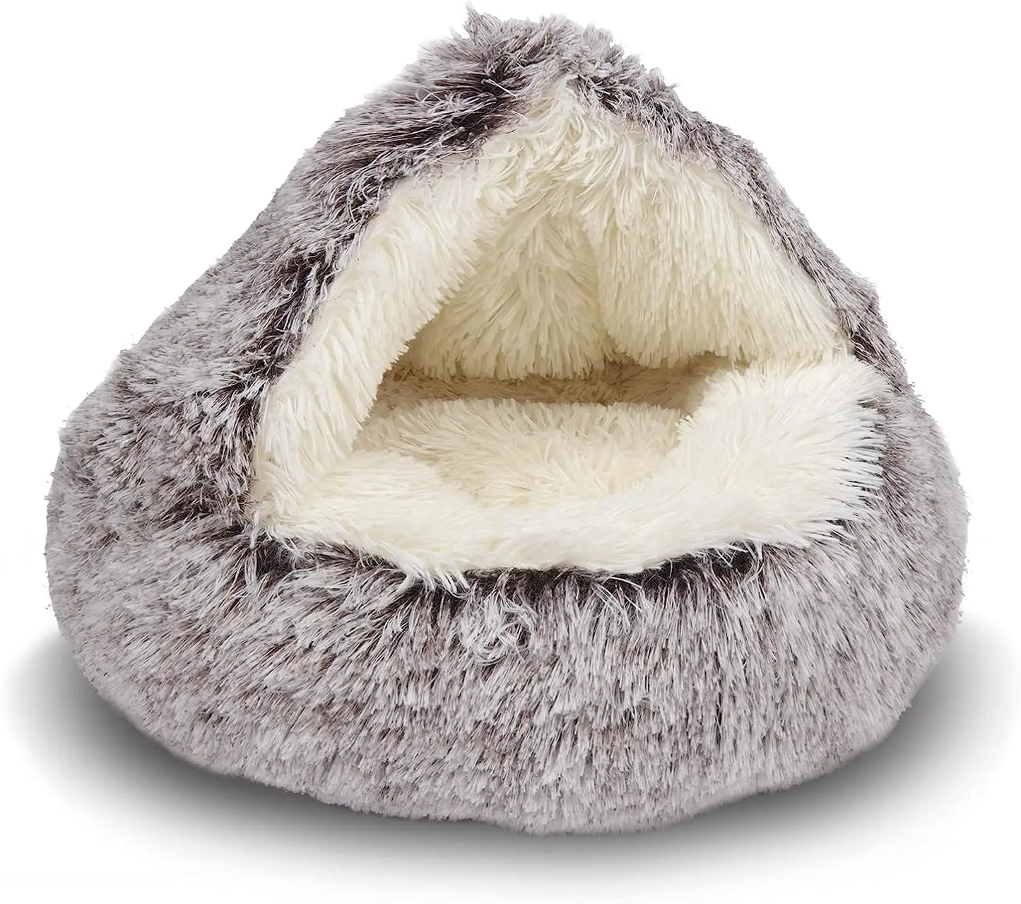 Plush Round Cat Bed