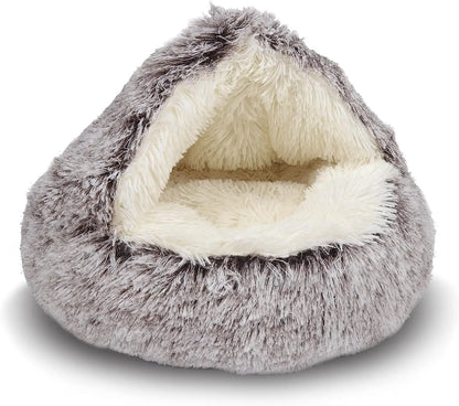 Plush Round Cat Bed