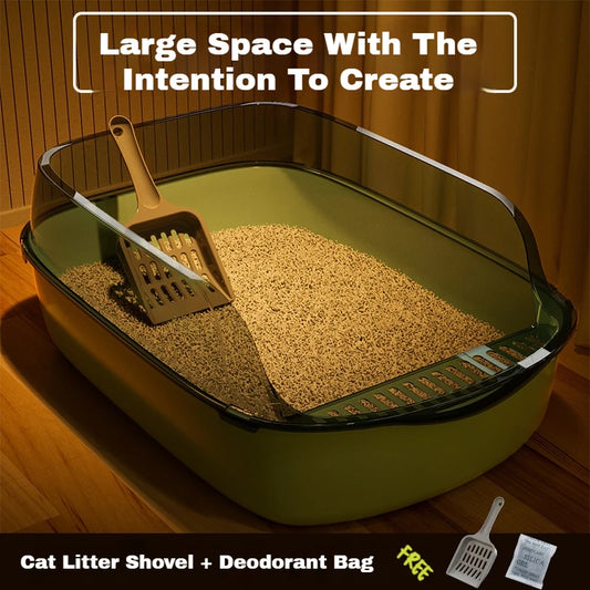 Sandbox Cat Litter Box - Anti-Splash