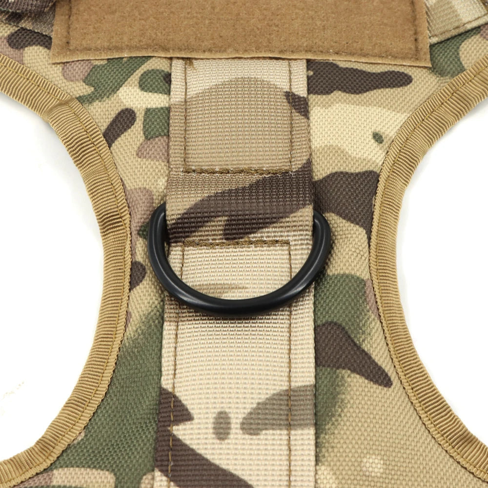 Military Large Dog Harness Collar