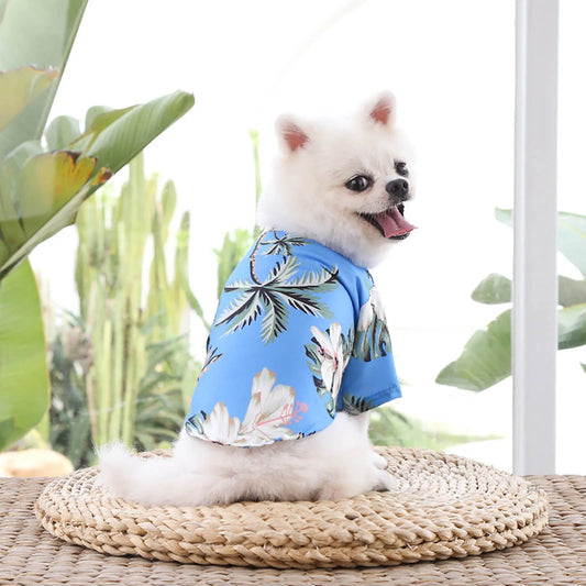 Pet Summer Cotton Shirts Hawaii