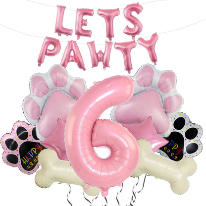 Dog Balloon Lets Pawty Balloon