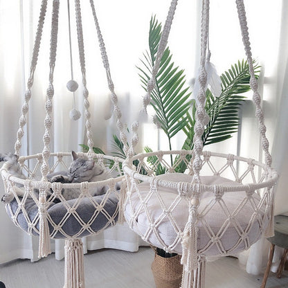 Pet Hammock Cat Swing Hand