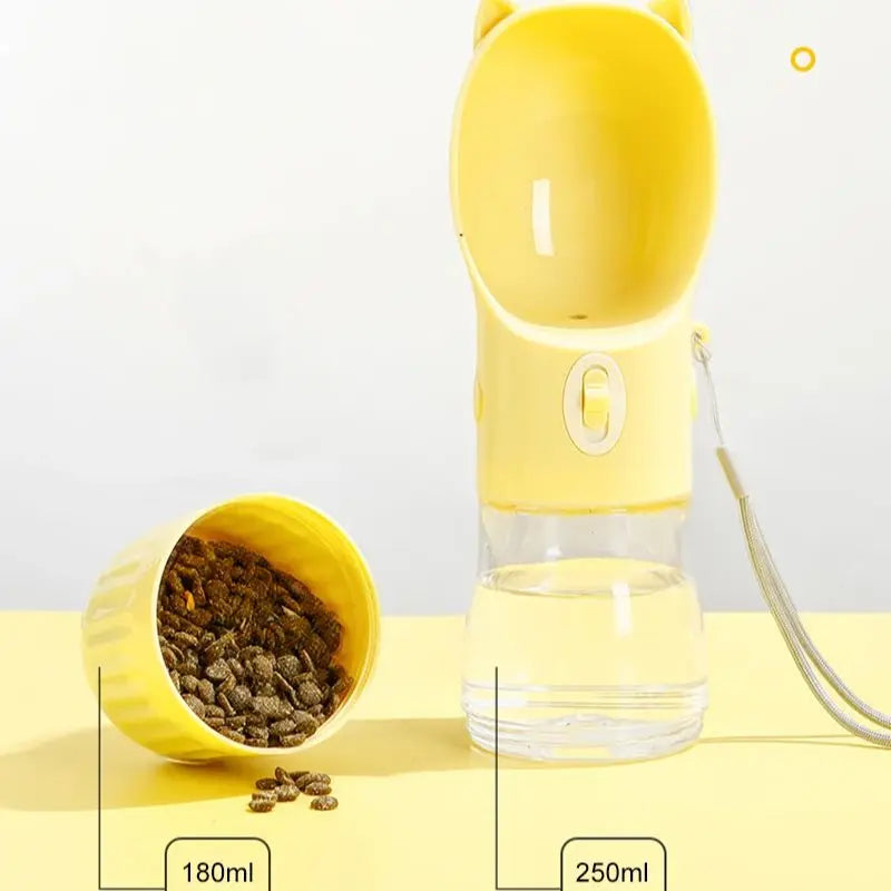 2‑in‑1 Portable Dog Water Bottle