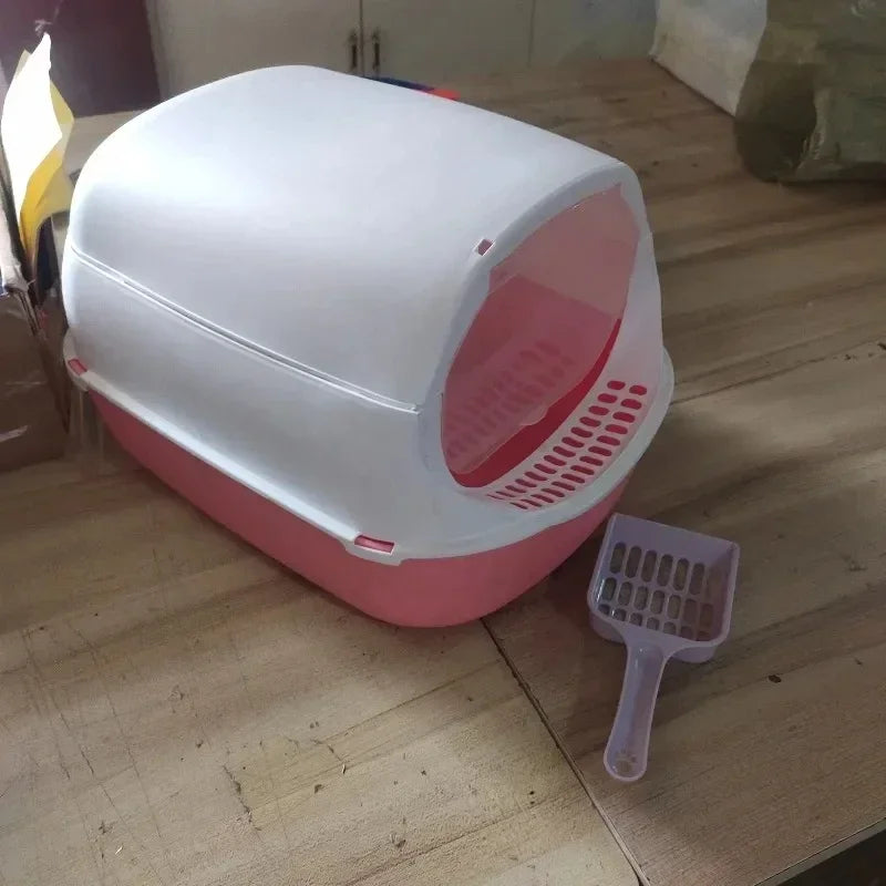 Sandbox Cat Litter Box - Semi-enclosed