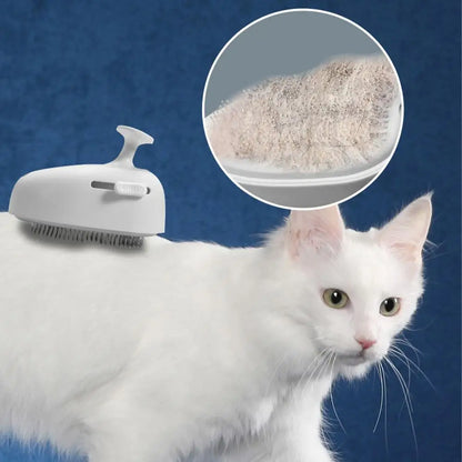 Cat Steam Brush Steam Grooming