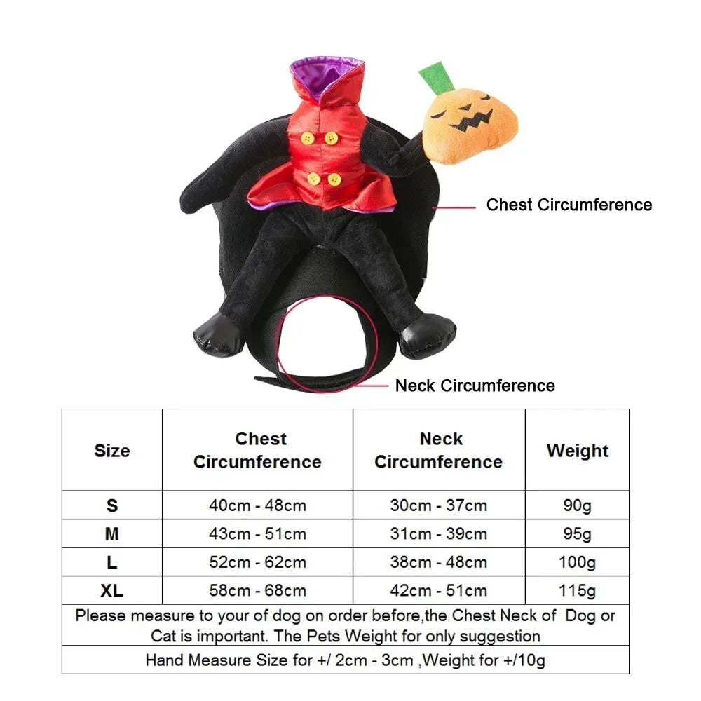 Halloween Pumpkin Dog Costume