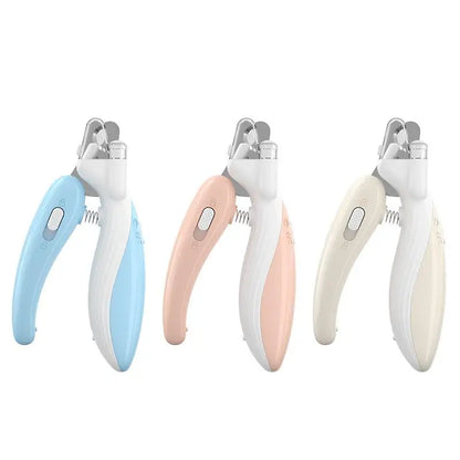 Pet nail clippers with LED light
