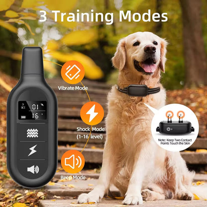 3300ft Electric Dog Training Shock Collar with Remote