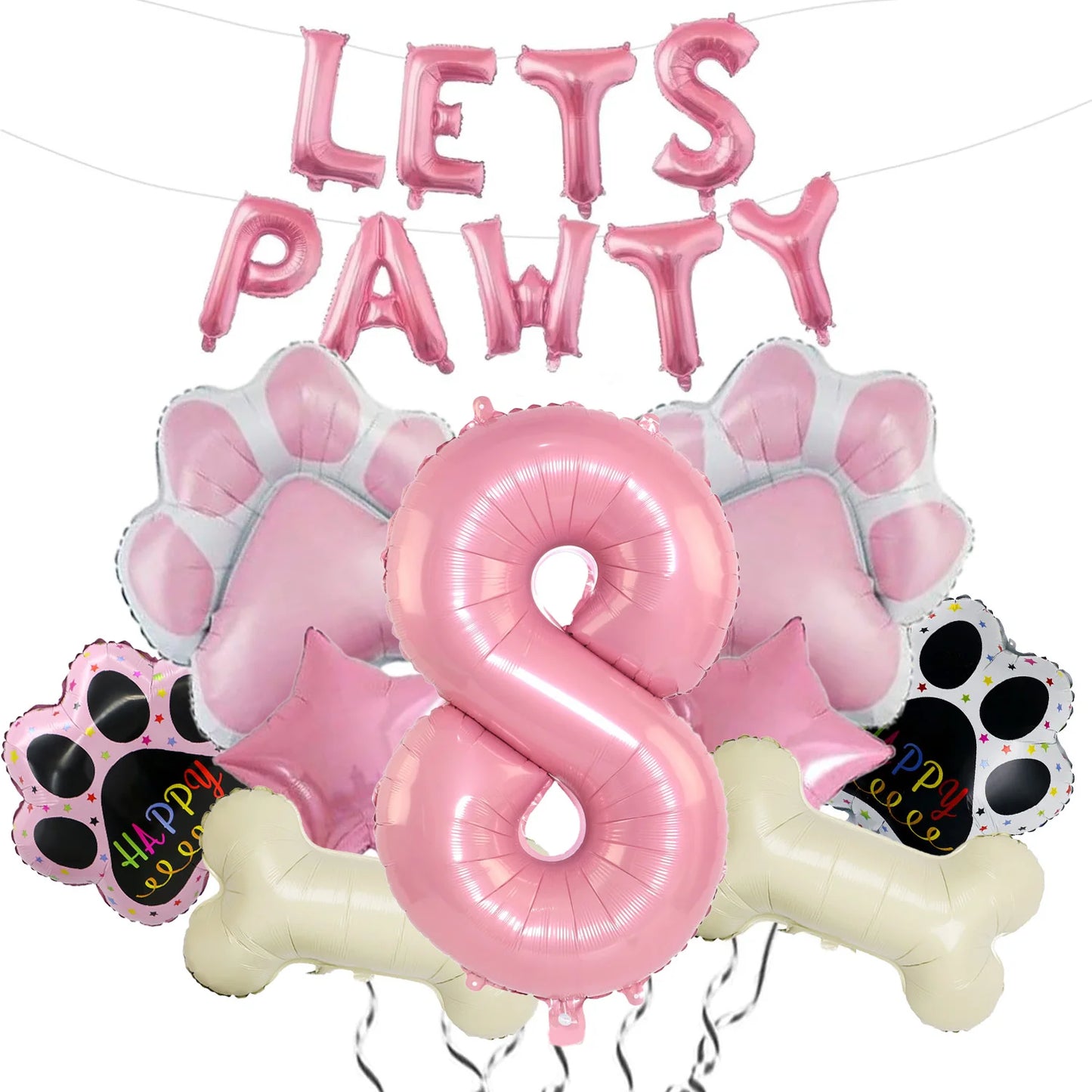 Dog Balloon Lets Pawty Balloon