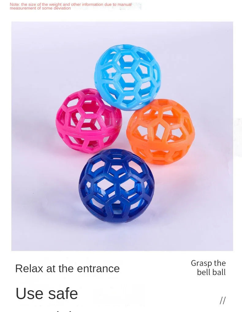 2‑Pack Hollow Ball Puppy Toys