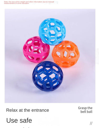 2‑Pack Hollow Ball Puppy Toys