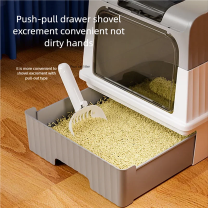 Cat Litter Box with Scoop