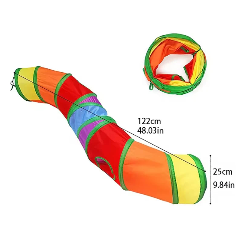 Cat Tunnel Interactive Toy Hide