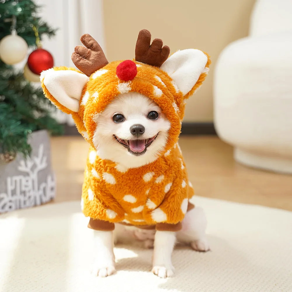 Pet Dog Christmas Clothes Elk