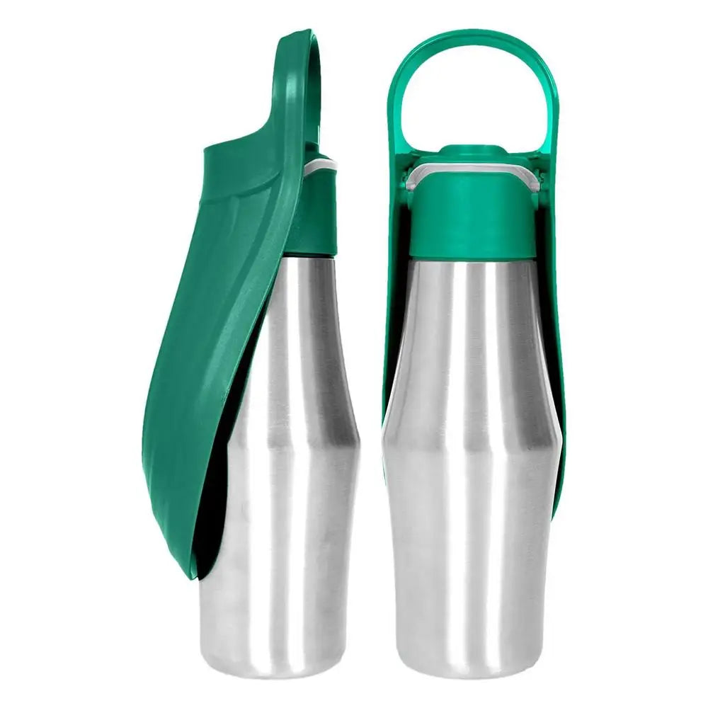 Dog Water Bottle 27oz Stainless Steel Travel Water Dispenser