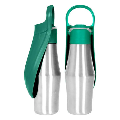 Dog Water Bottle 27oz Stainless Steel Travel Water Dispenser