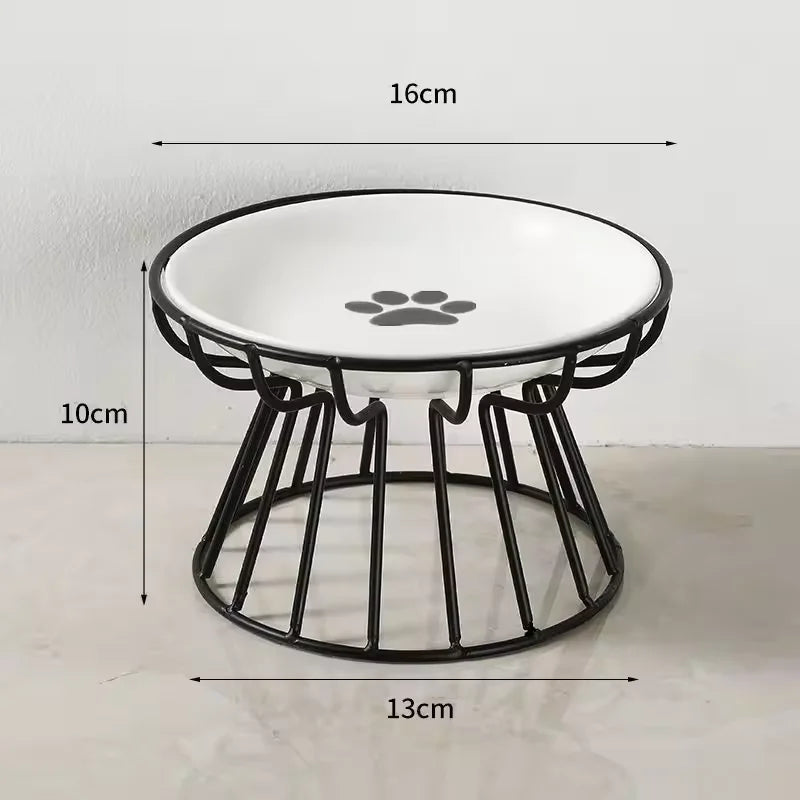 Double Cat Bowl with Stand
