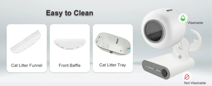 DOEL Self Cleaning Cat Litter Box 65L