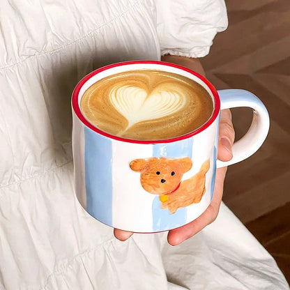Cartoon Dog Ceramic Mug Animal