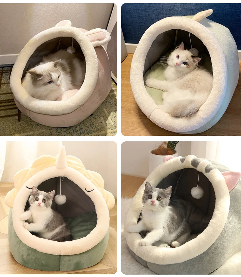 Deep Sleep Cat Bed Cartoon