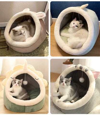 Deep Sleep Cat Bed Cartoon